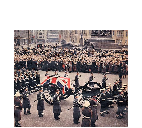 funeral de Sir Winston Churchill,